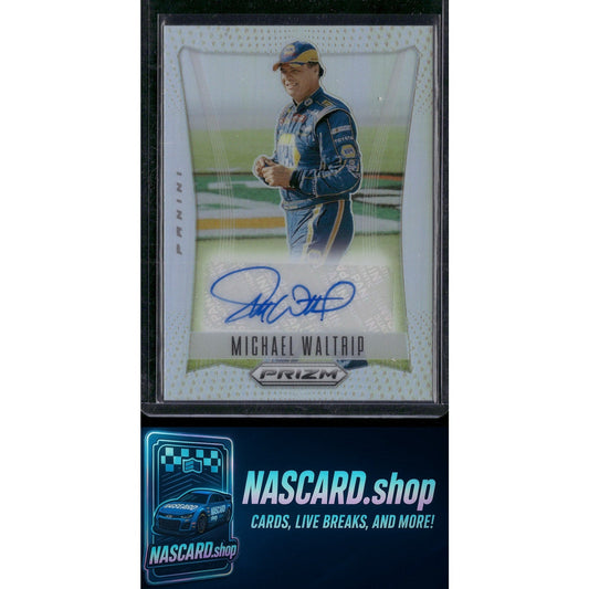 2024 Panini Prizm #TS-MWP Michael Waltrip Throwback Signatures