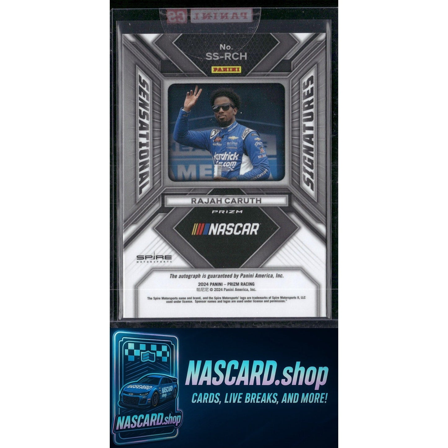 2024 Panini Prizm Rajah Caruth Sensational Signatures