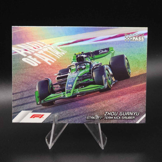 2024 Topps Paddock Pass Formula 1 - Angle of Attack #AA-14 Zhou Guanyu