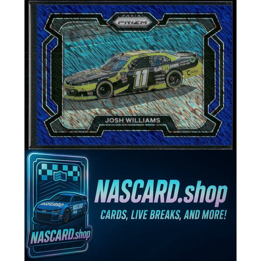 2024 Panini Prizm #82 Josh Williams Blue Shimmer #01/10