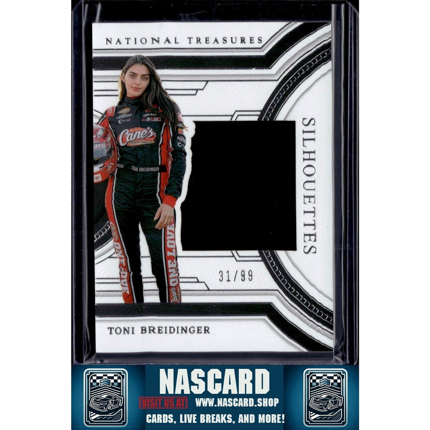 2024 Panini National Treasures #SS-TBG Toni Breidinger Silhouettes