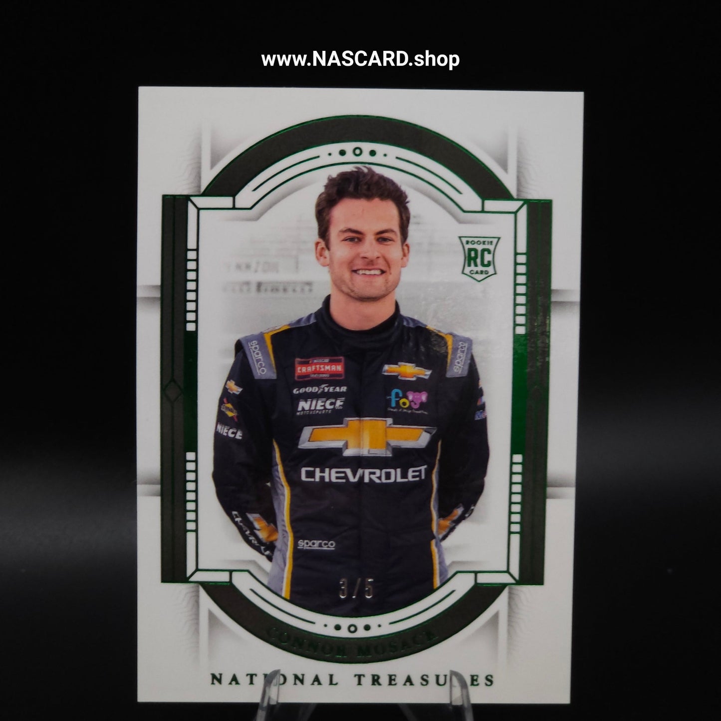 2024 National Treasures #27 Green Connor Mosack Rookie Card /5