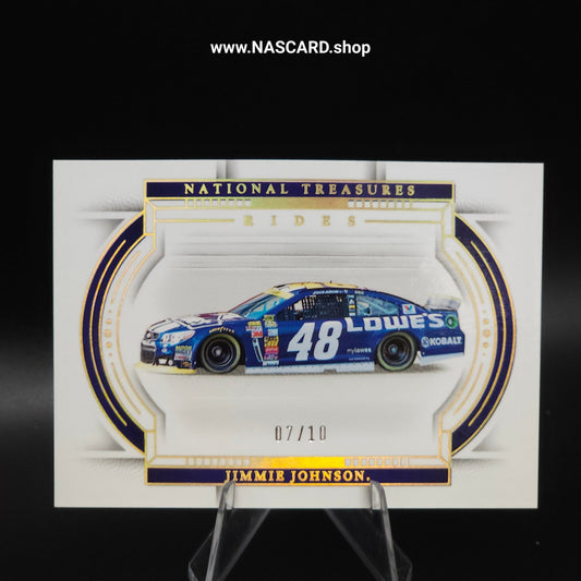 2024 National Treasures Rides #41 Gold Jimmie Johnson /10