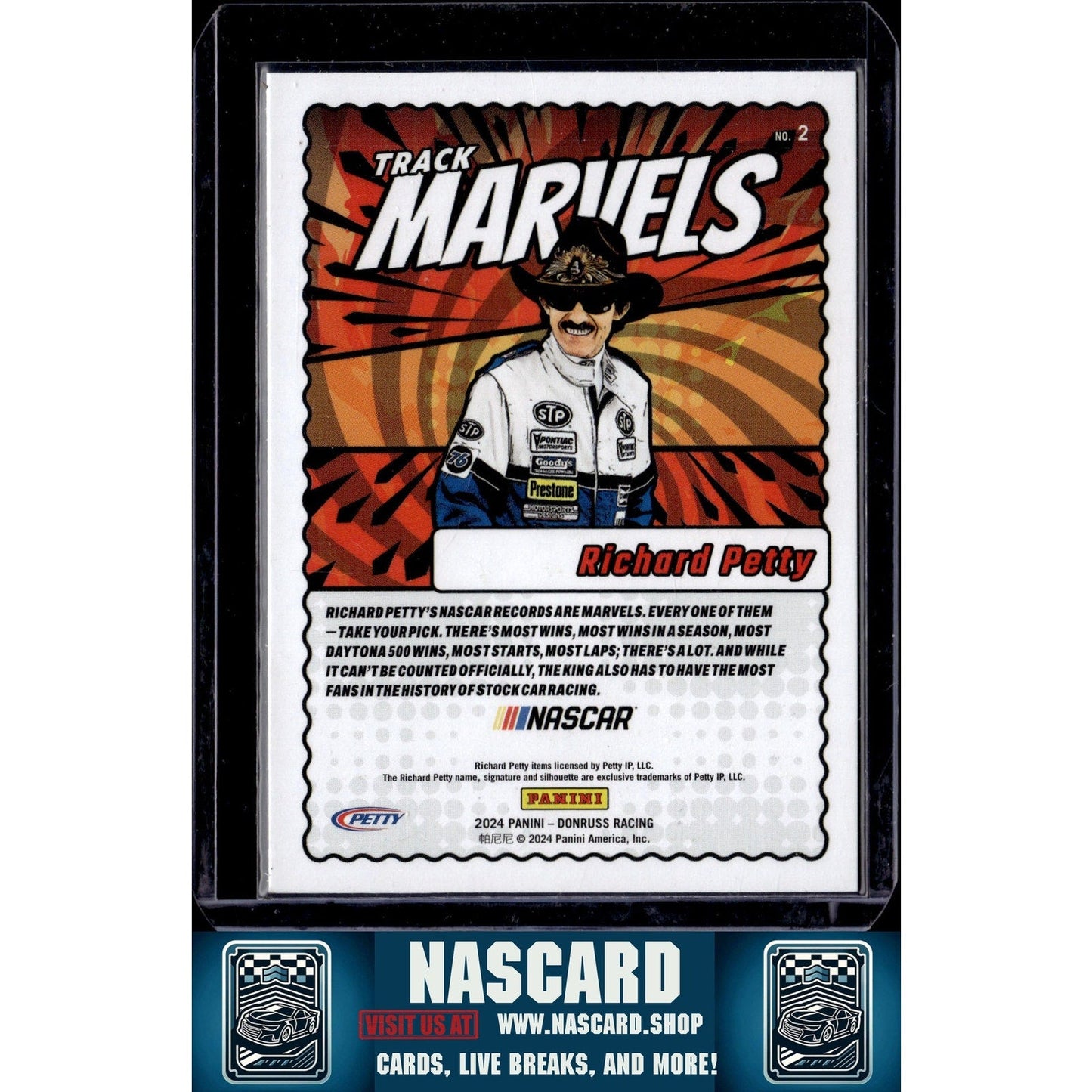 2024 Donruss #2 Richard Petty Track Marvels