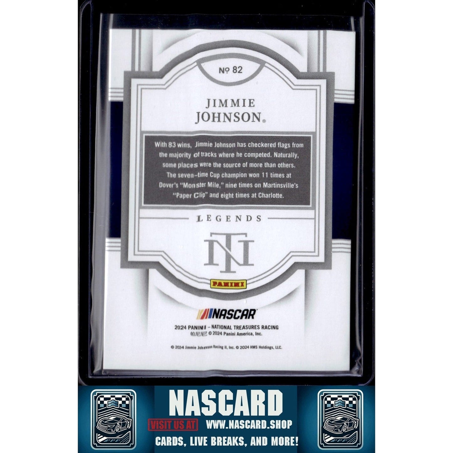 2024 Panini National Treasures #41 Jimmie Johnson #/49