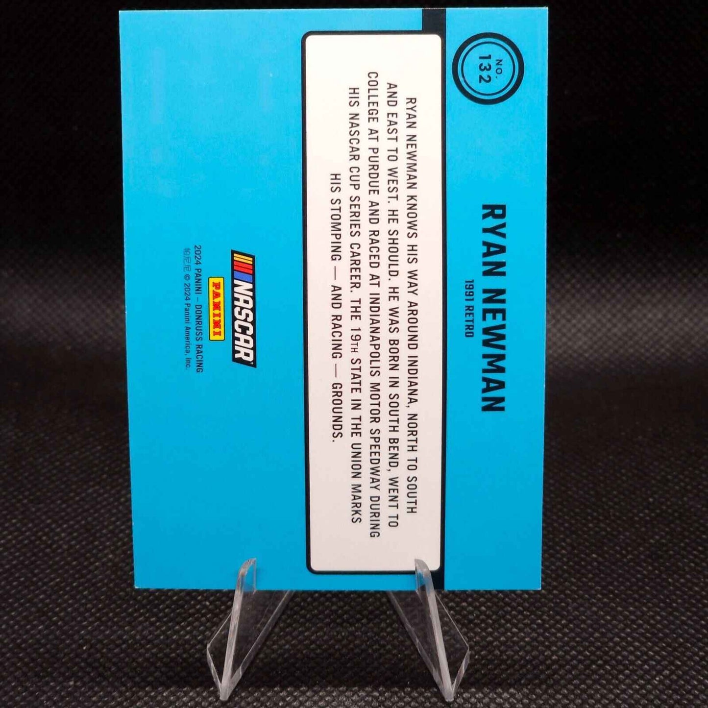 2024 Panini Donruss Racing 1991 Retro Lime Green #132 Ryan Newman 020/149