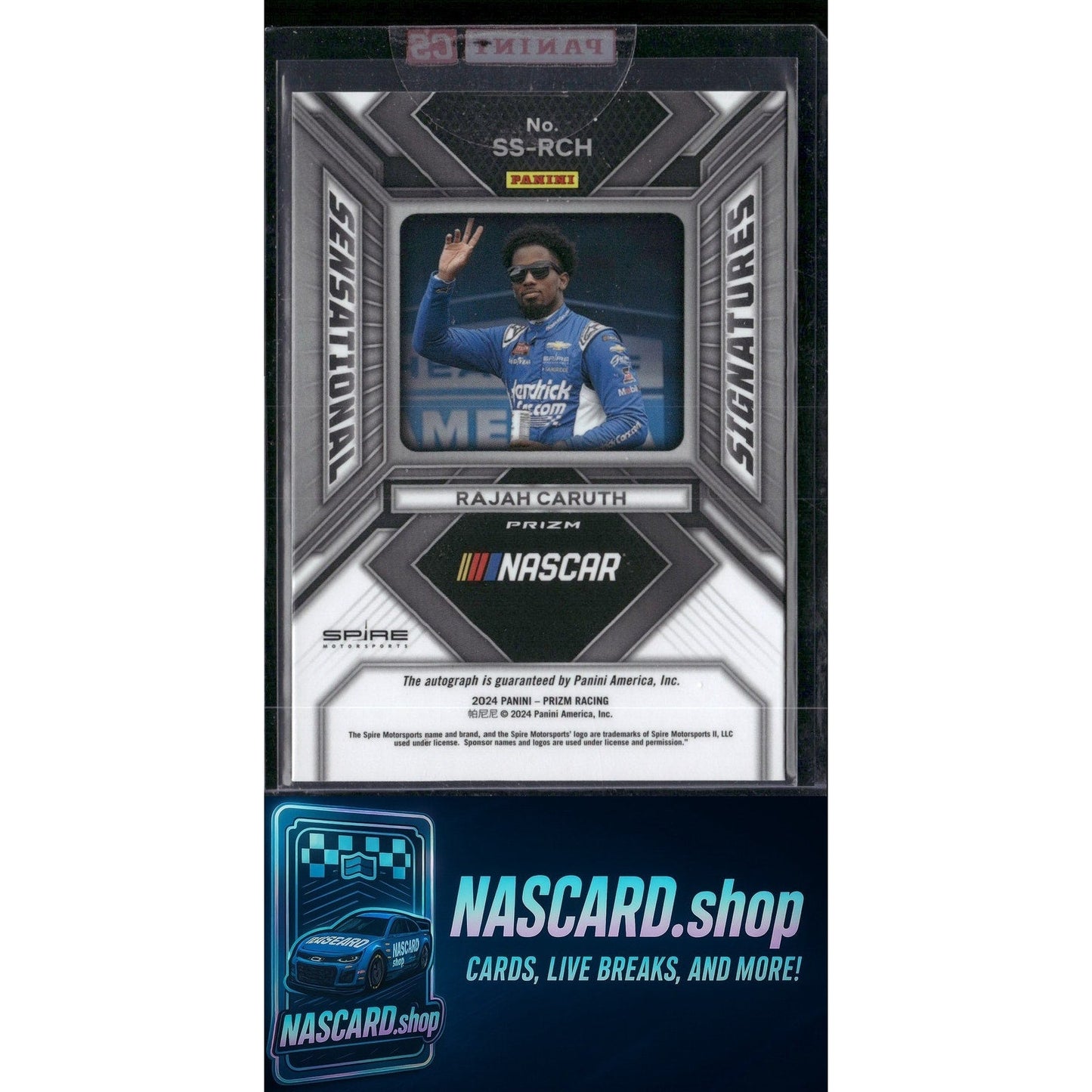 2024 Panini Prizm #SS-RCH Rajah Caruth Sensational Signatures