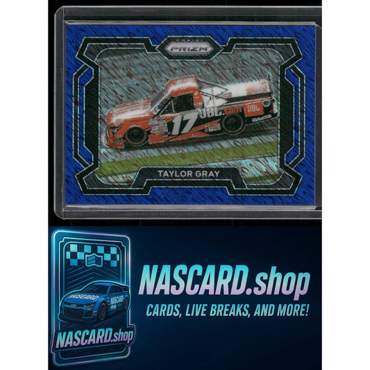 2024 Panini Prizm #80 Taylor Gray Blue Shimmer #/10