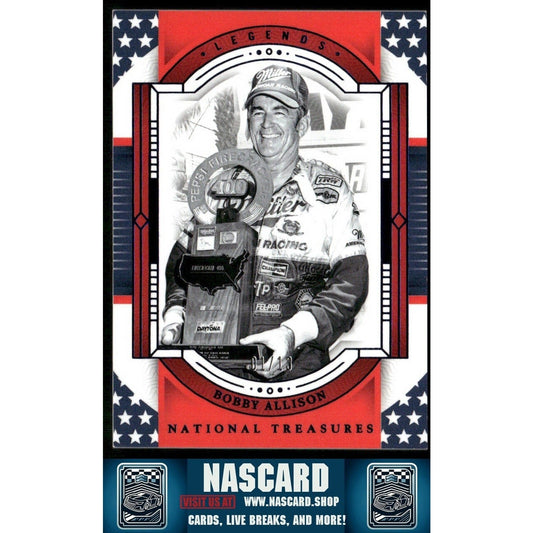 2024 Panini National Treasures - Legends Bobby Allison #85 Stars and Stripes /13