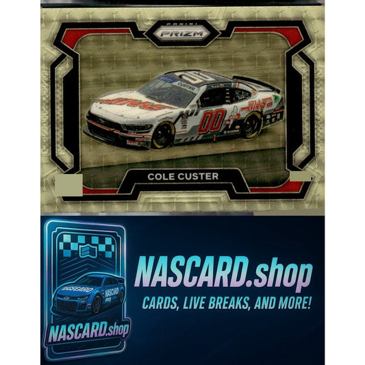 2024 Panini Prizm rides #36 Cole Custer Gold Vinyl #1/1