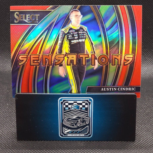 2024 Panini Select Racing Sensations Red Prizm #1 Austin Cindric 67/99