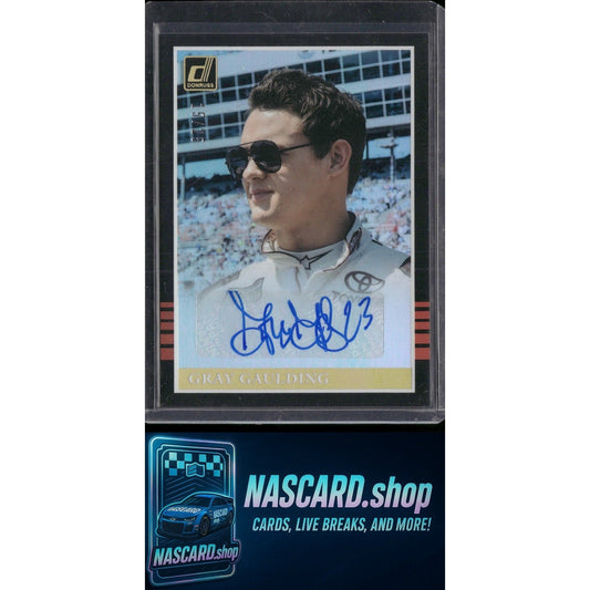 2018 Donruss #RS-GG Gray Gaulding Retro Signatures 1985 Holo Gold