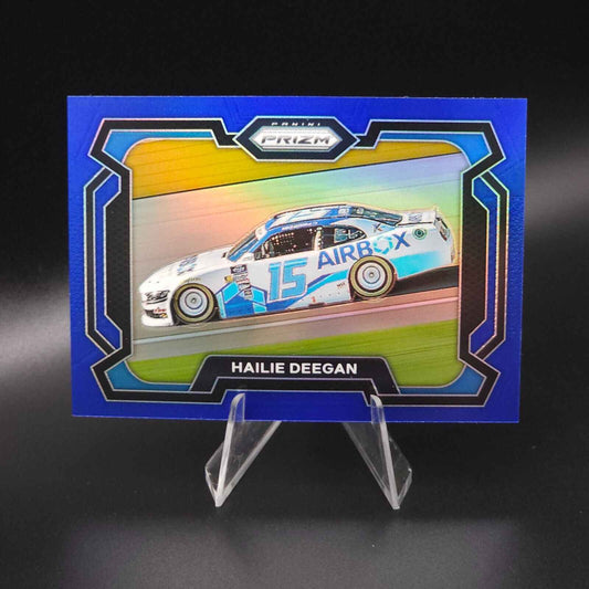 2024 Panini Prizm - Rides Blue Prizm #16 Hailie Deegan /199