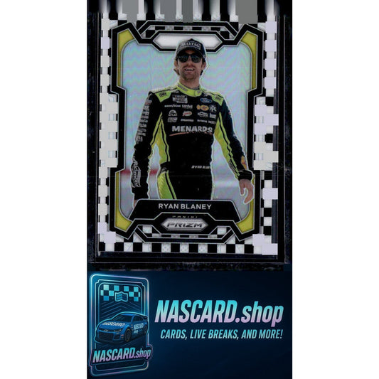 2024 Panini Prizm #50 Ryan Blaney Checkered Flag #/75