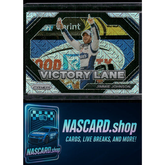 2024 Panini Prizm #2 Jimmie Johnson Victory Lane Mojo #/25