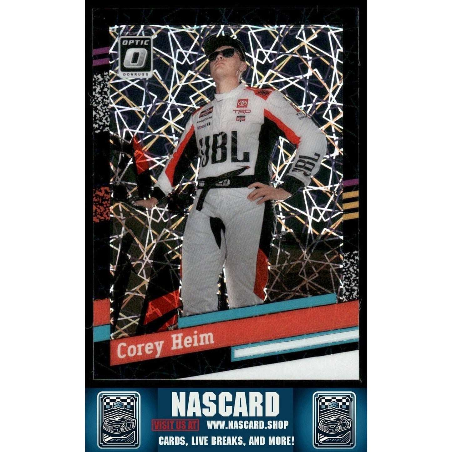 2024 Panini Donruss NASCAR - Corey Heim #62 Optic Black Velocity Prizm /39