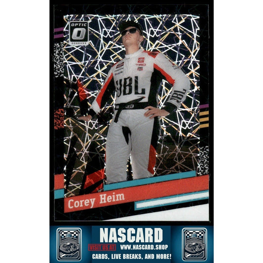 2024 Panini Donruss NASCAR - Corey Heim #62 Optic Black Velocity Prizm /39