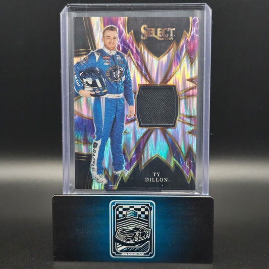 2024 Panini Select - Sparks Flash Prizm #S-TYD Ty Dillon (MEM)