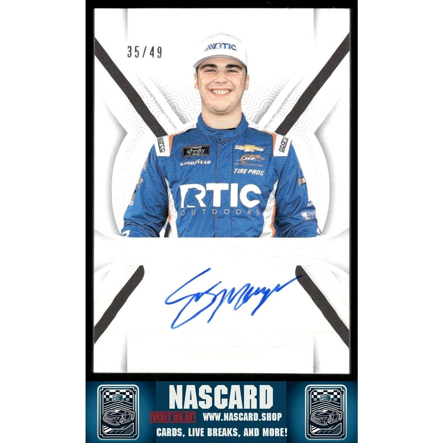 2024 Panini National Treasures #RS-SMR Sam Mayer Rising Stars Holo Silver