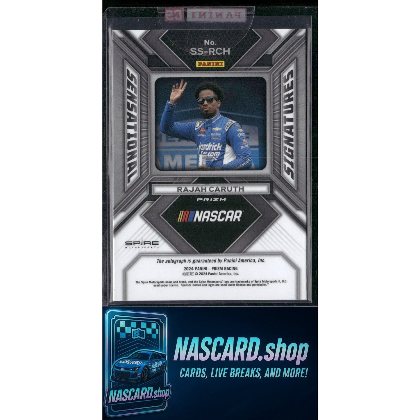 2024 Panini Prizm #SS-RCH Rajah Caruth Sensational Signatures