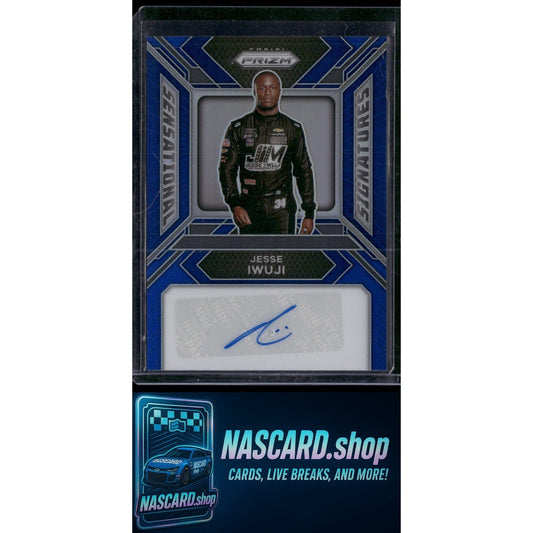 2024 Panini Prizm #SS-JII Jesse Iwuji Sensational Signatures Blue