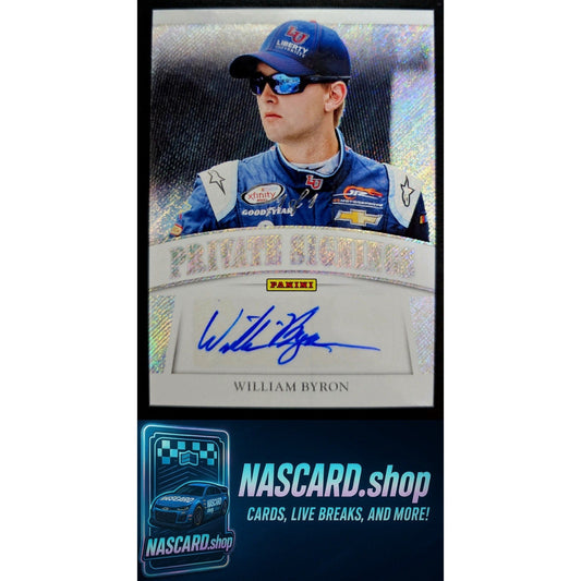 2017 Panini Private Signings #WB William Byron Rookie Auto #1/1