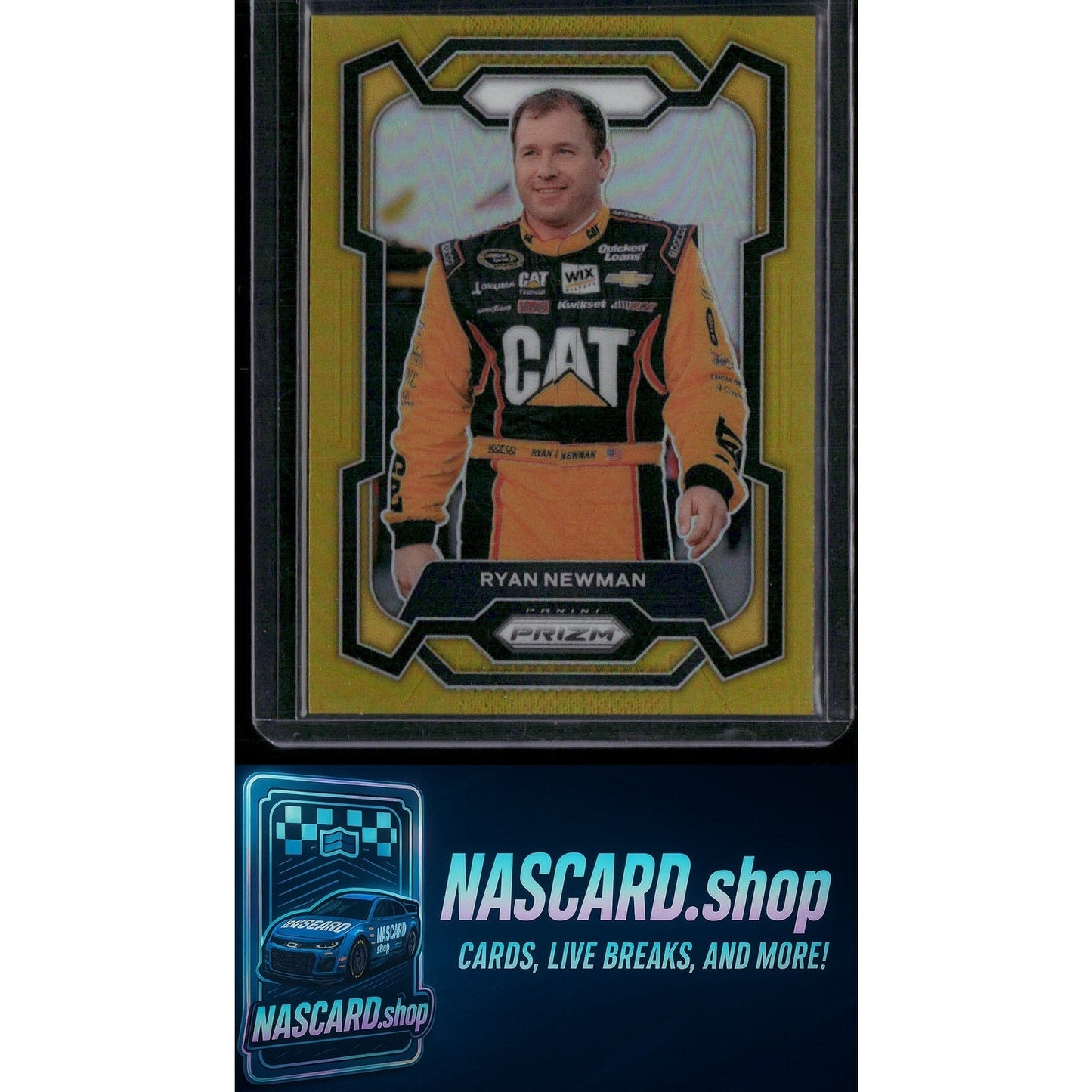 2024 Panini Prizm #10 Ryan Newman Gold #01/10