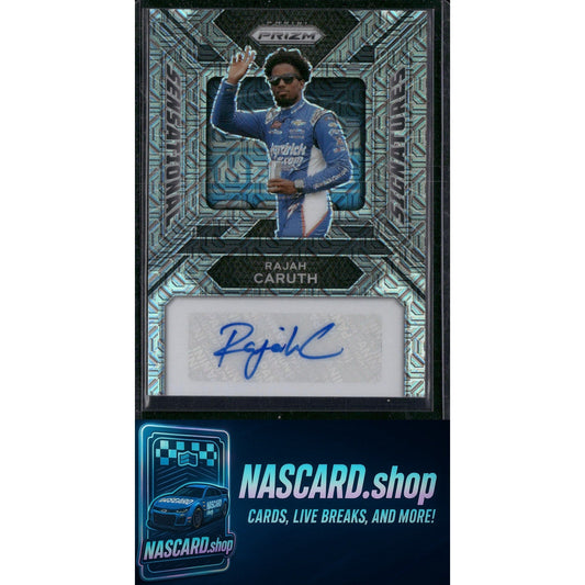 2024 Panini Prizm #SS-RCH Rajah Caruth Sensational Signatures Mojo #/25