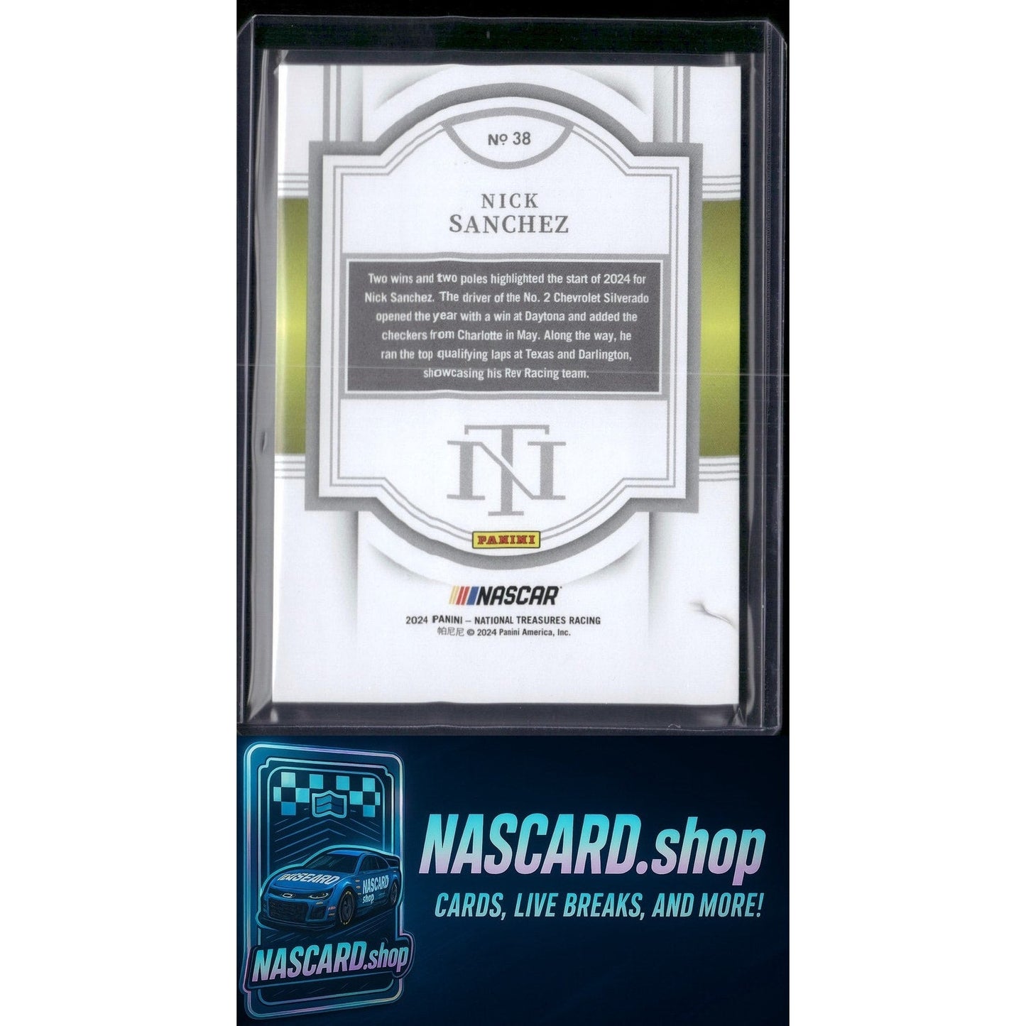 2024 Panini National Treasures #38 Nick Sanchez Stars And Stripes #13/13