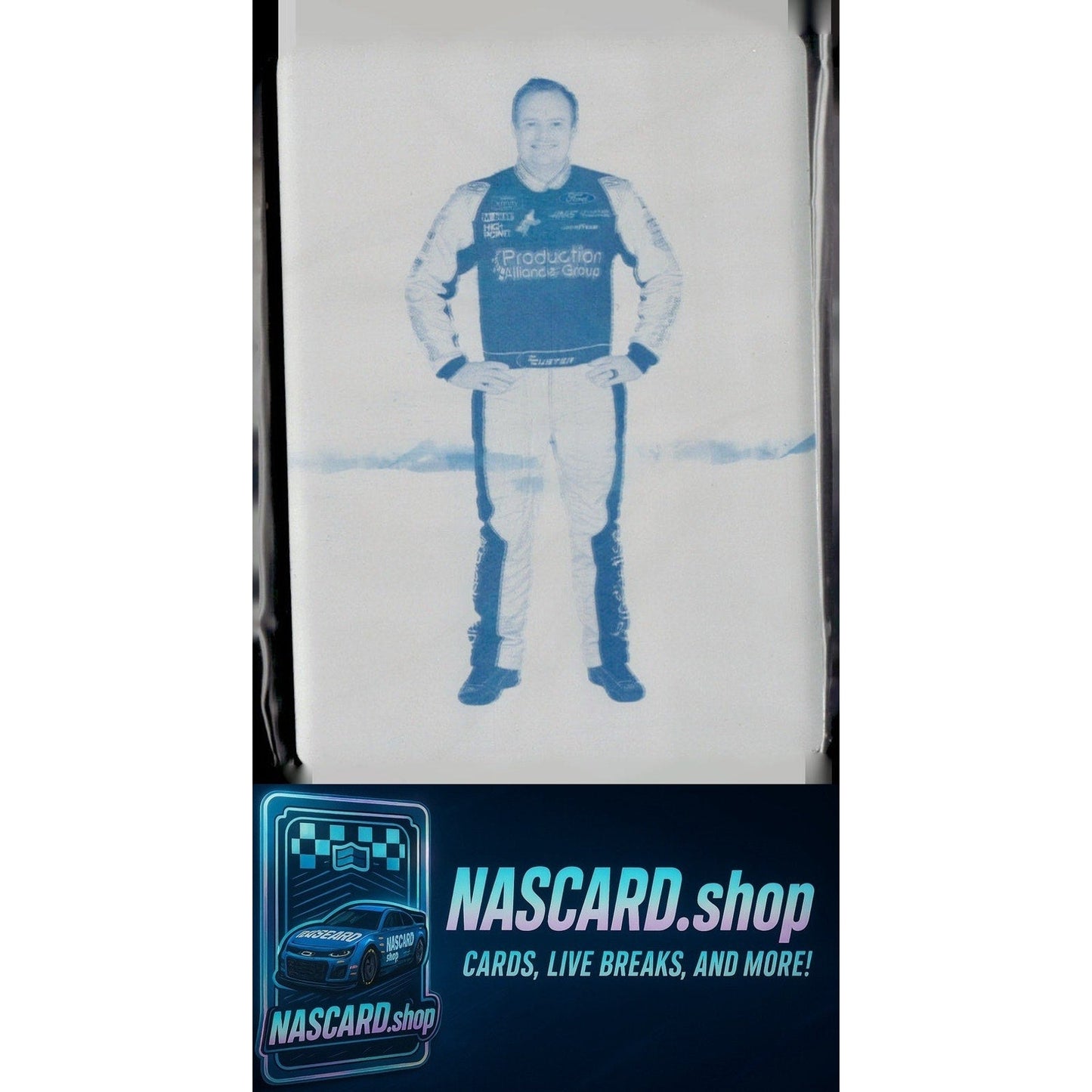 2023 Panini Chronicles #47 Cole Custer Immaculate Printing Plates Cyan 1/1