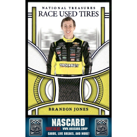 2024 National Treasures Race Used Tires Brandon Jones /75