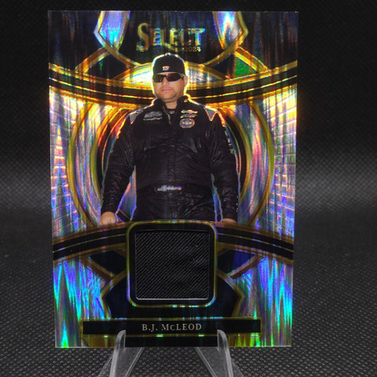 2024 Panini Select Racing Selective Swatches Flash Prizm #SS-BJM B.J. McLeod