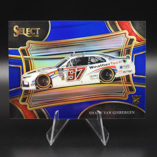 2024 Panini Select Pit Road Shane Van Gisbergen #129 Blue Prizm /175 (RC)