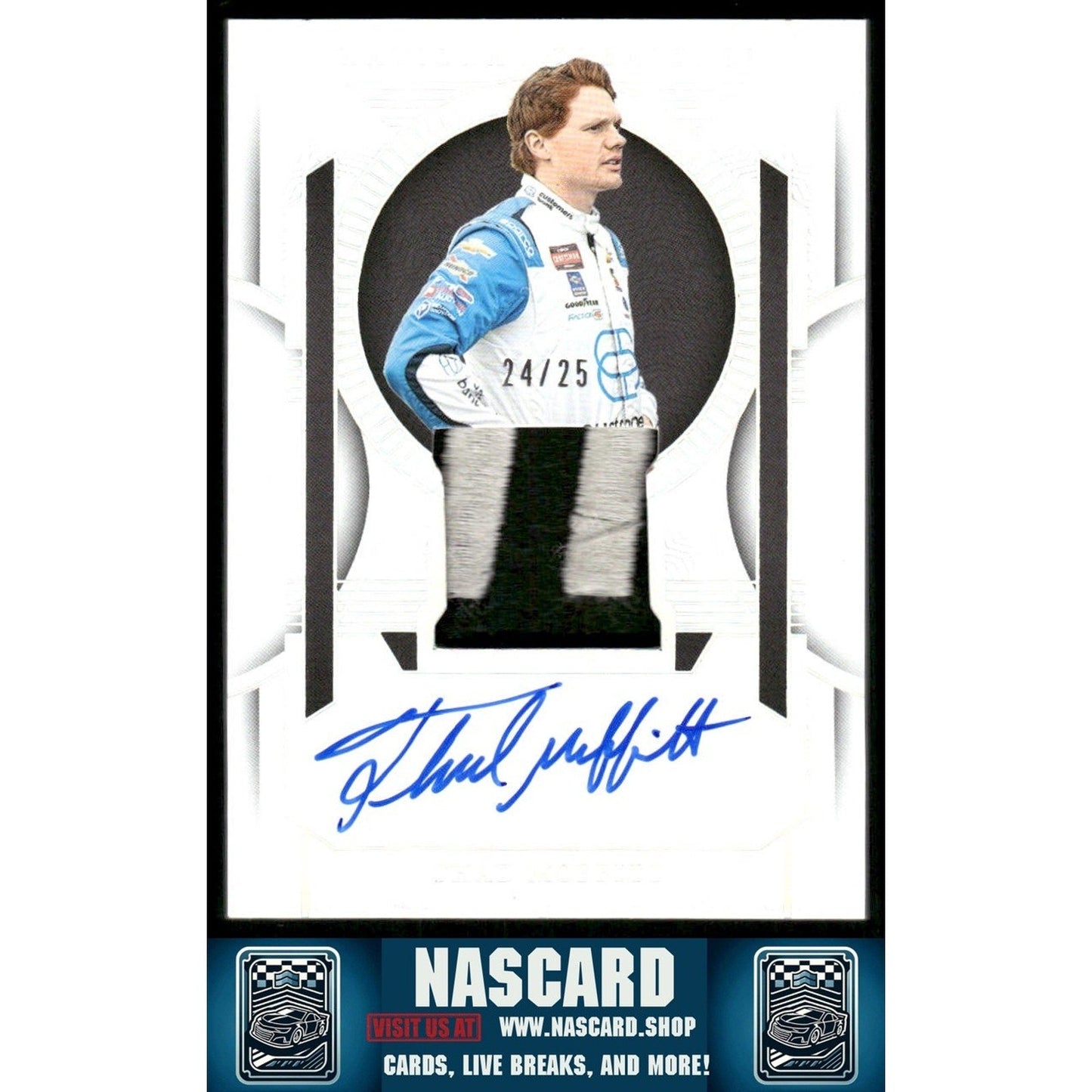 2024 Panini National Treasures #PP-TMT Thad Moffitt Premium Patches Holo Silver