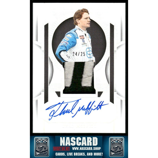 2024 Panini National Treasures #PP-TMT Thad Moffitt Premium Patches Holo Silver