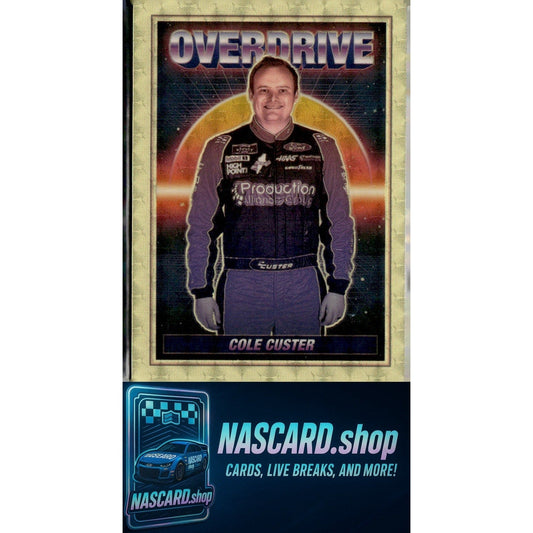 2023 Panini Chronicles #5 Cole Custer Overdrive Gold Vinyl #1/1