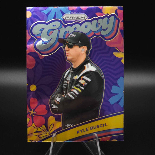 2024 Panini Prizm Racing Groovy #10 Kyle Busch