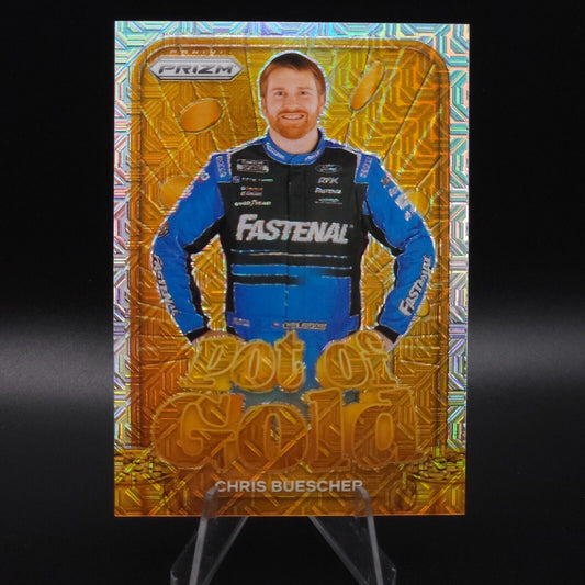 2024 Panini Prizm Racing Pot of Gold Mojo Prizm #23 Chris Buescher /25