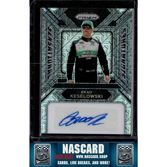 2024 Panini Prizm #SS-BKI Brad Keselowski Sensational Signatures Mojo #/25
