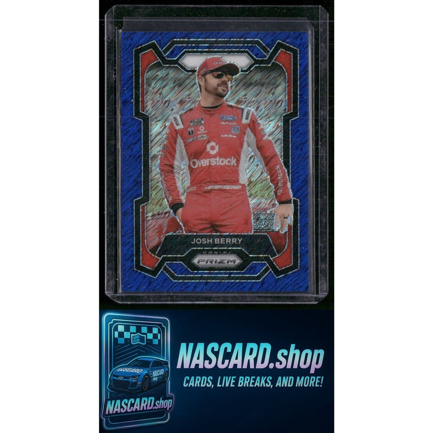 2024 Panini Prizm #55 Josh Berry Blue Shimmer #/10