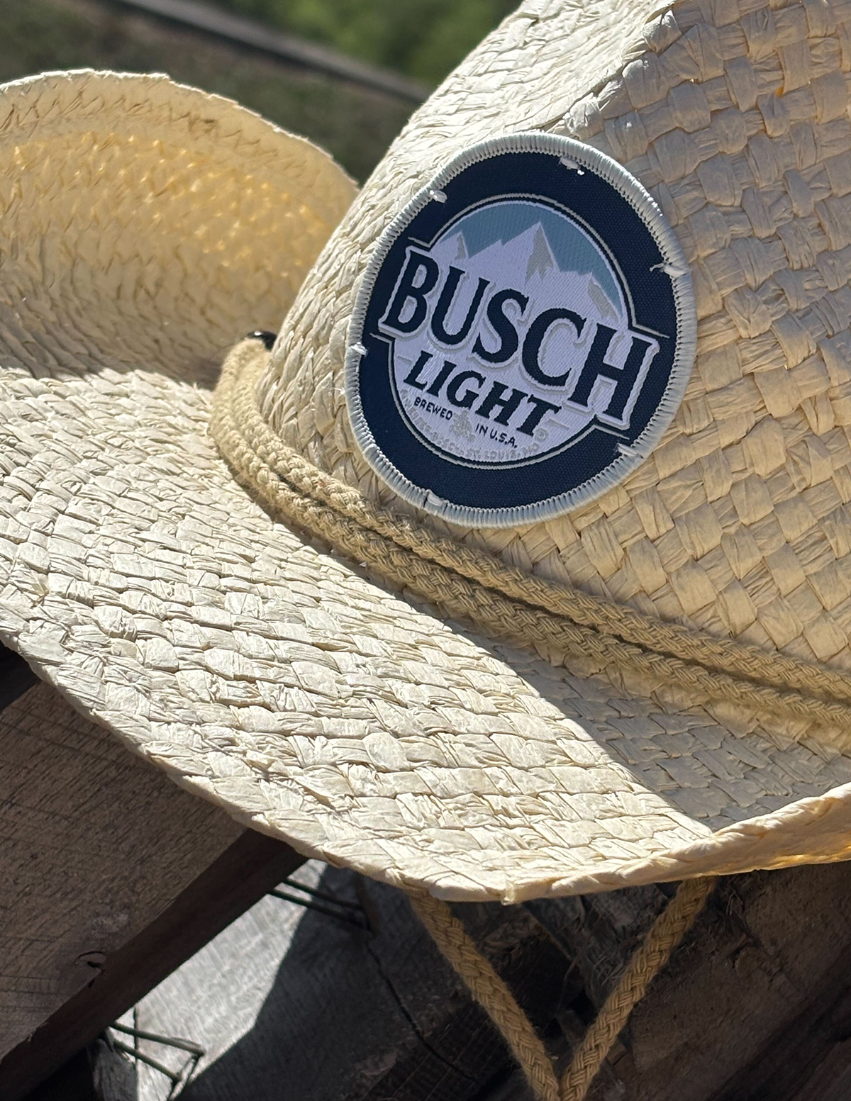 Ross Chastain #1 Busch Light Straw Cowboy Hat
