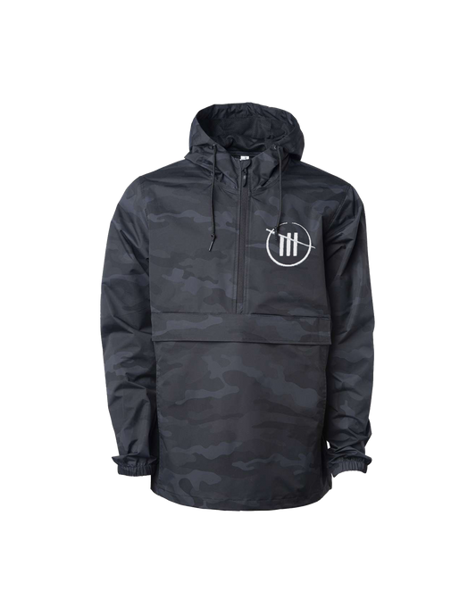 Trackhouse Anorak Black Camo Jacket