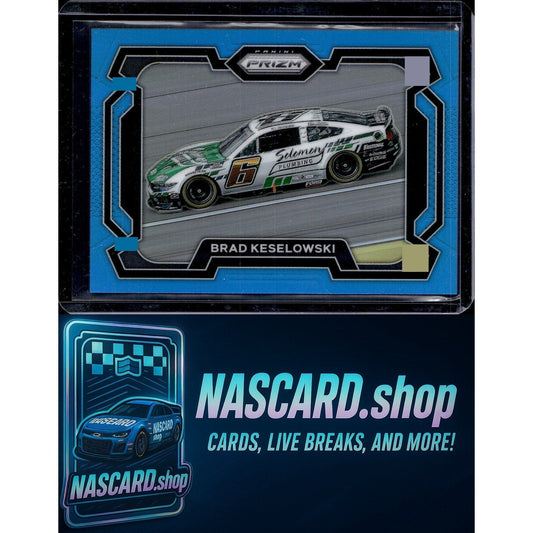 2024 Panini Prizm #47 Brad Keselowski Carolina Blue #/49