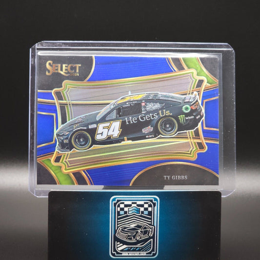 2024 Panini Select - Pit Road Blue Prizm #158 Ty Gibbs /175