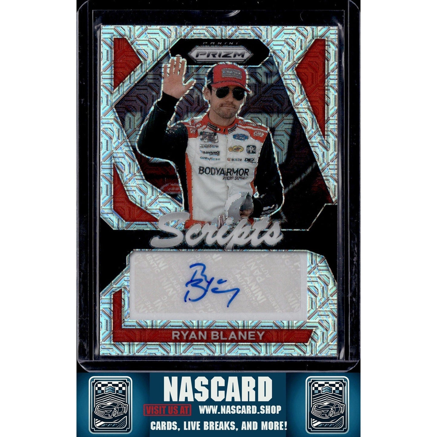 2024 Panini Prizm #S-RBY Ryan Blaney Scripts Mojo #/25