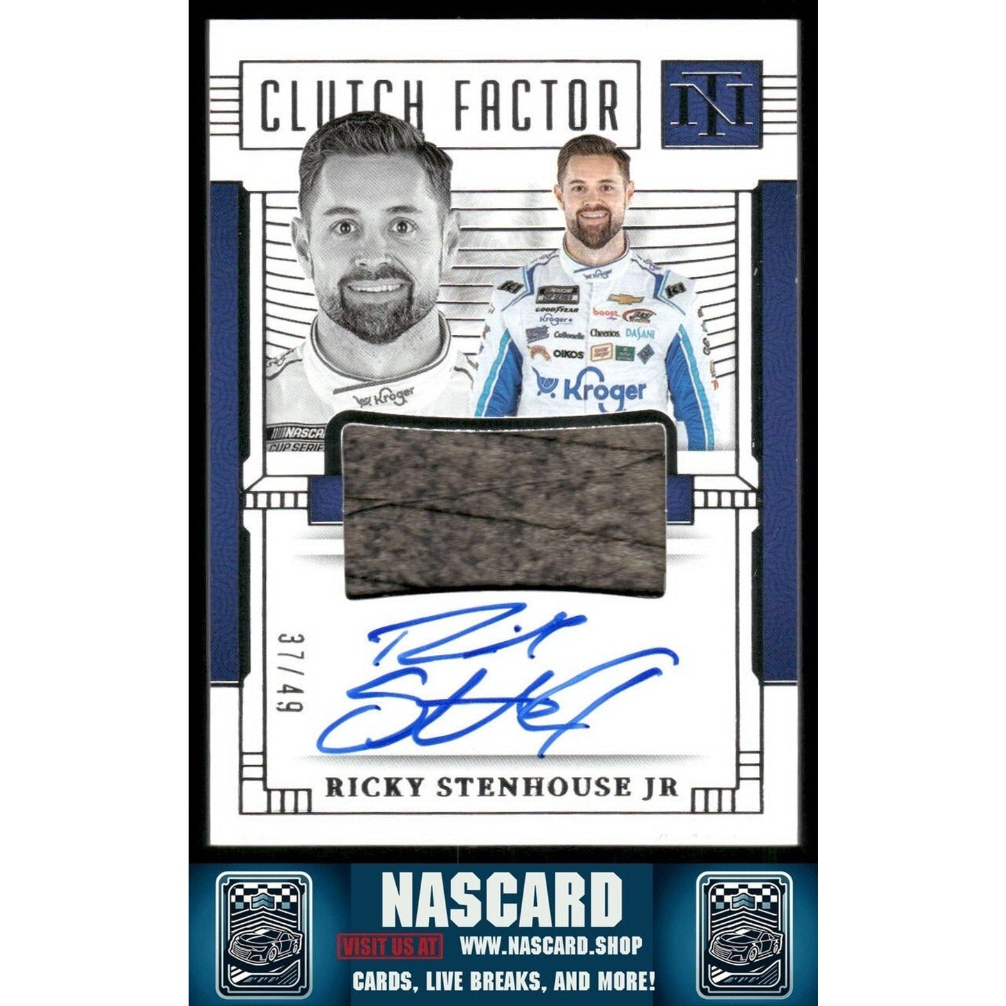 2024 National Treasures Clutch Factor Signatures Ricky Stenhouse Jr. /49