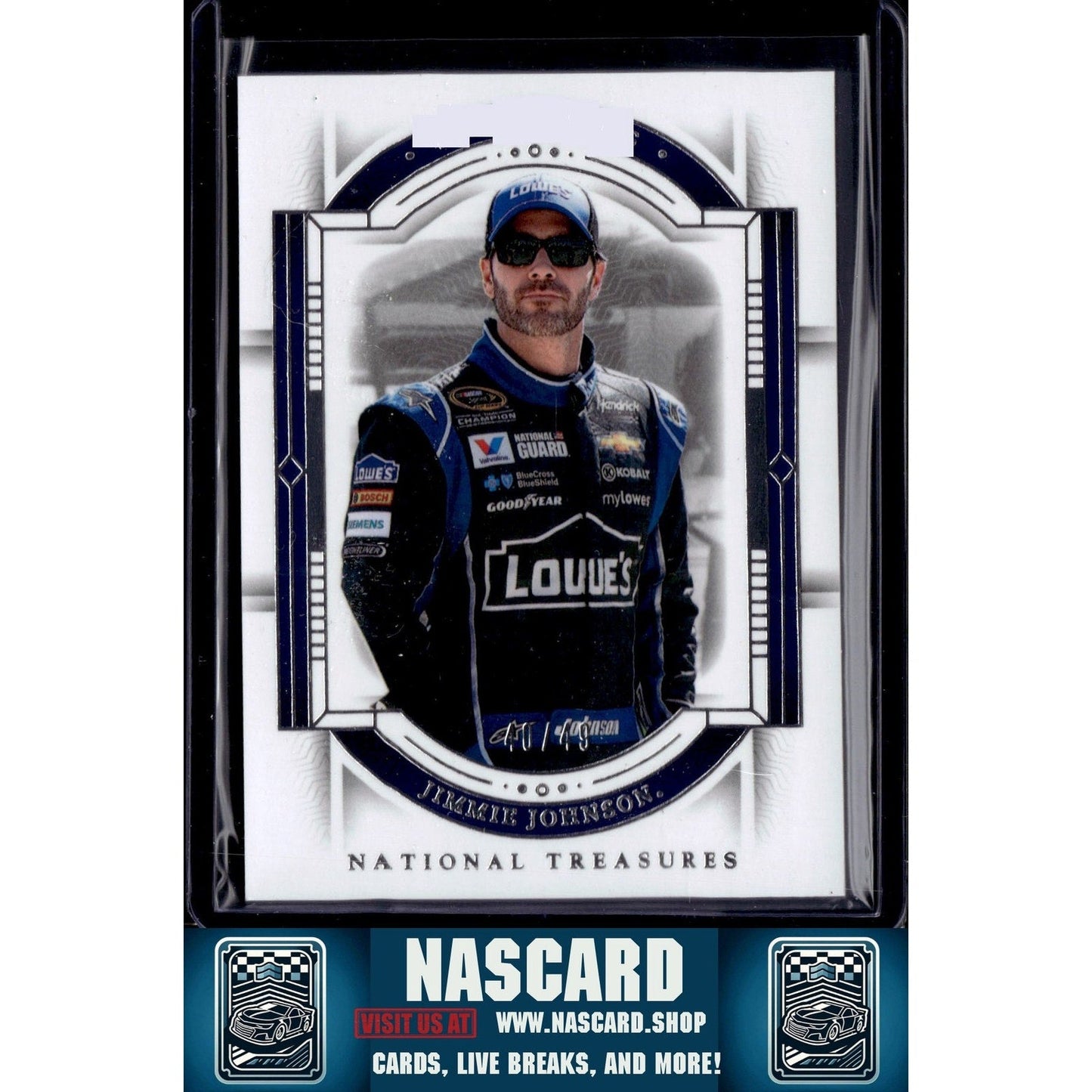 2024 Panini National Treasures #41 Jimmie Johnson #/49