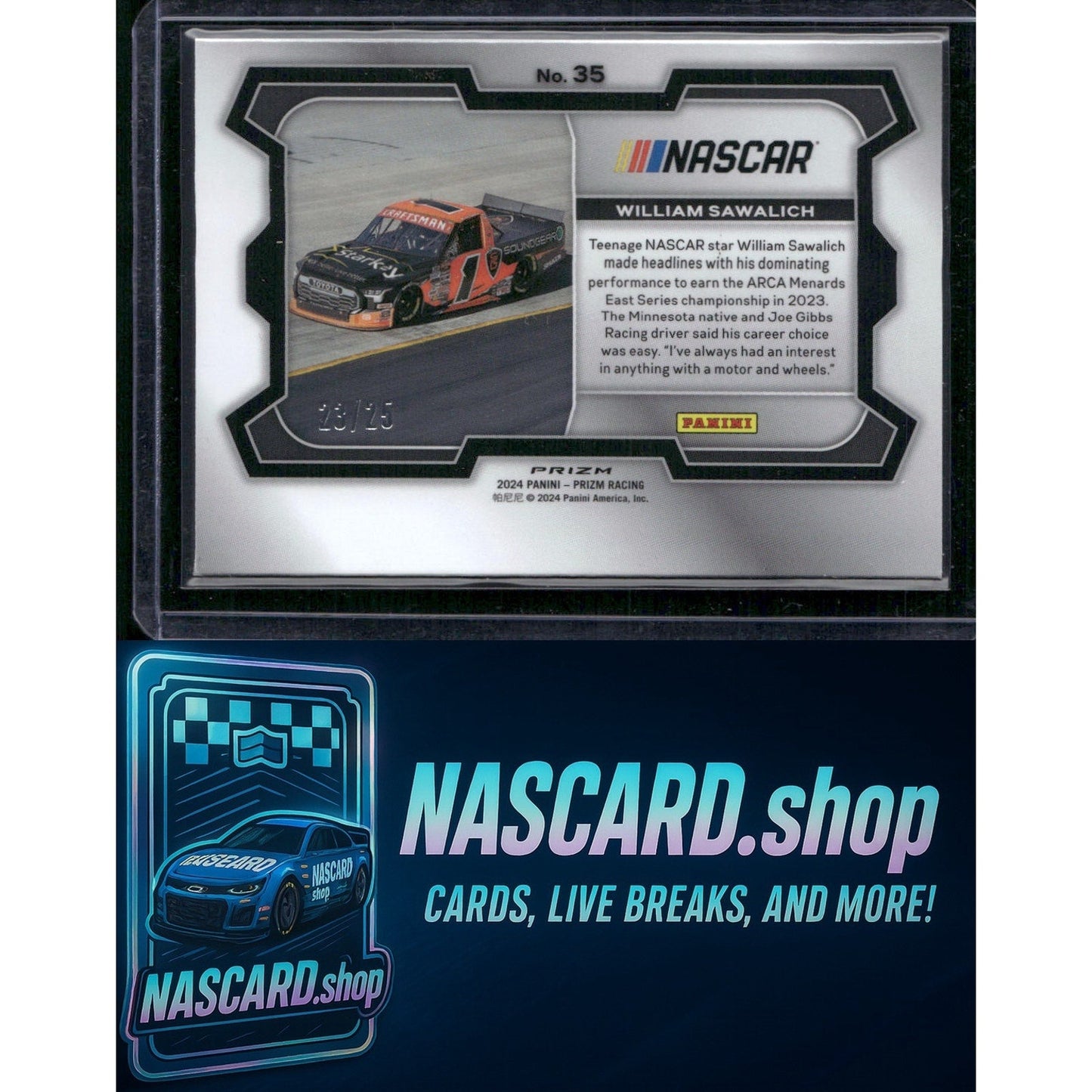 2024 Panini Prizm #35 William Sawalich Mojo