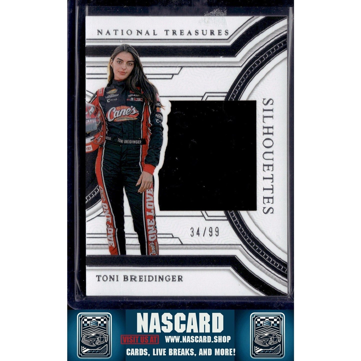 2024 Panini National Treasures #SS-TBG Toni Breidinger Silhouettes