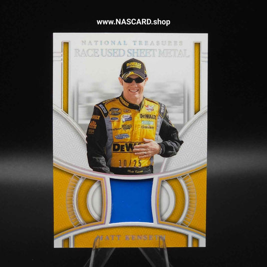 2024 National Treasures Race Used Sheet Metal Holo Silver Matt Kenseth /25